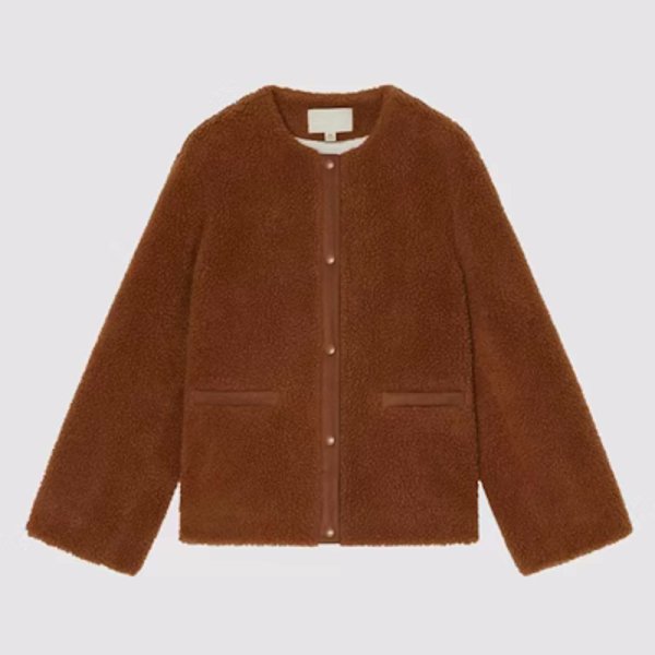 画像4: Women's Wool Boa Belt Jacket coat outer 　ベルトウールボアジャケットコートアウター (4)