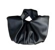 画像1: Women's Pleated Portable Leather Bucket Tote Shoulder Bag プリーツポータブルレザートートショルダー2WAYバッグ (1)