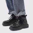画像9: square toe leather sneaker boots 　メンズスクエアトゥレザースニーカーブーツ (9)