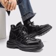 画像6: square toe leather sneaker boots 　メンズスクエアトゥレザースニーカーブーツ (6)