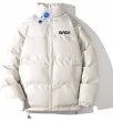 画像8: NASA×Leather down jacket　ナサ×レザーダウンジャケットブルゾンスタジャン (8)