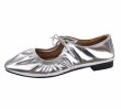 画像2: Round toe Mary Jane shoes with straps flat valley pumps　ストラップフラットバレーシューズ　パンプス (2)