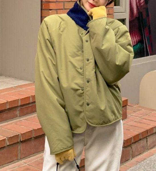 画像10: Women's reversible fur fleece jacket coat outer 　リバーシブルファーボアジャケットコートアウター (10)