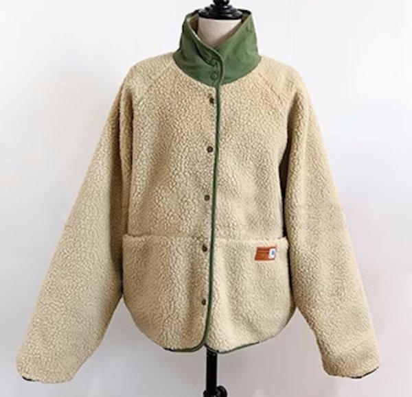 画像2: Women's reversible fur fleece jacket coat outer 　リバーシブルファーボアジャケットコートアウター (2)