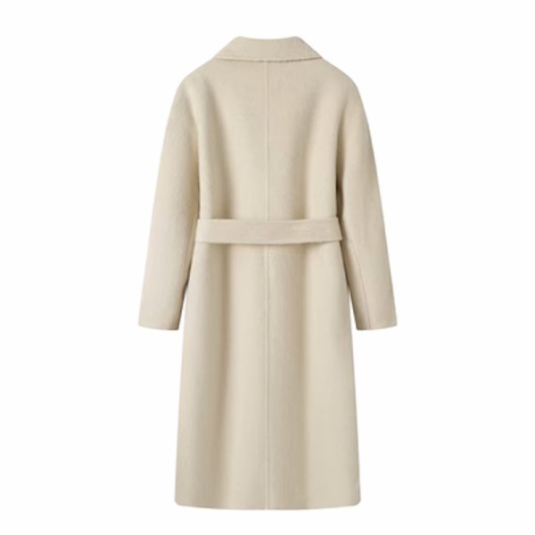 画像4: Women's double-sided woolen coat long coat outer  ウーマンダブルロングコート ジャケット　アウター (4)