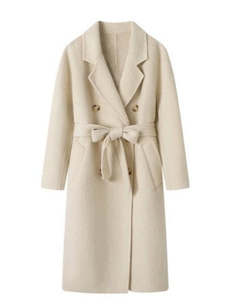 画像1: Women's double-sided woolen coat long coat outer  ウーマンダブルロングコート ジャケット　アウター (1)