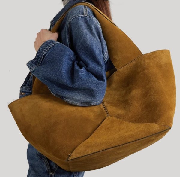 画像2: Unisex leather large capacity handbag tote Shoulder Bag 男女兼用ユニセックスラージサイズトートショルダーレザーハンドバッグトートショルダー2WAYバッグ (2)