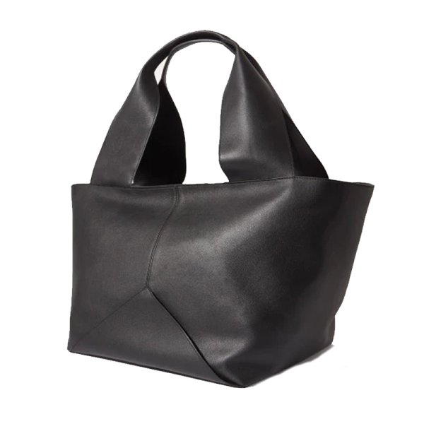 画像1: Unisex leather large capacity handbag tote Shoulder Bag 男女兼用ユニセックスラージサイズトートショルダーレザーハンドバッグトートショルダー2WAYバッグ (1)