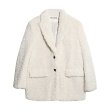 画像2: Women's Tailor Color Maillard Teddy Bear Coat jacket outer  ウーマンテイラーカラーテディベア ジャケット コートアウター (2)