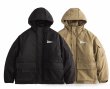画像3: contrasting color quilted jacket coat　ユニセックス男女兼用キルティングコントラストジャケットコート (3)