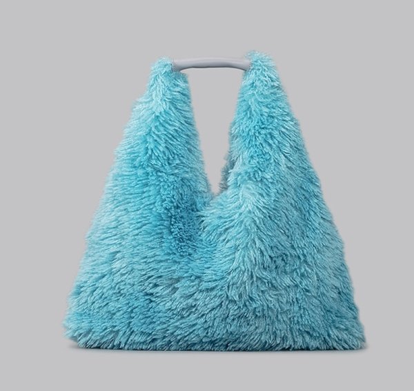 画像8: fur candy color tote SHOULDER BAG　男女兼用ユニセックスキャンディーカラーファートートバッグショルダーバッグ (8)