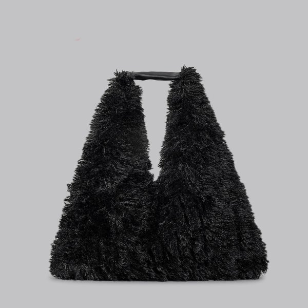 画像3: fur candy color tote SHOULDER BAG　男女兼用ユニセックスキャンディーカラーファートートバッグショルダーバッグ (3)