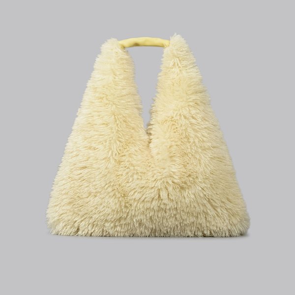 画像5: fur candy color tote SHOULDER BAG　男女兼用ユニセックスキャンディーカラーファートートバッグショルダーバッグ (5)