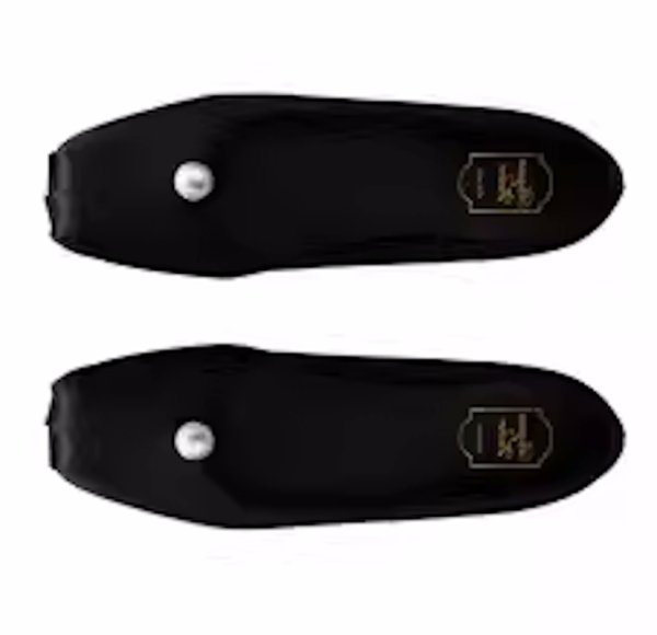 画像3: With one point pearl flat pumps ballet shoes　ワンポイントパール付き フラットパンプス バレーシューズ (3)