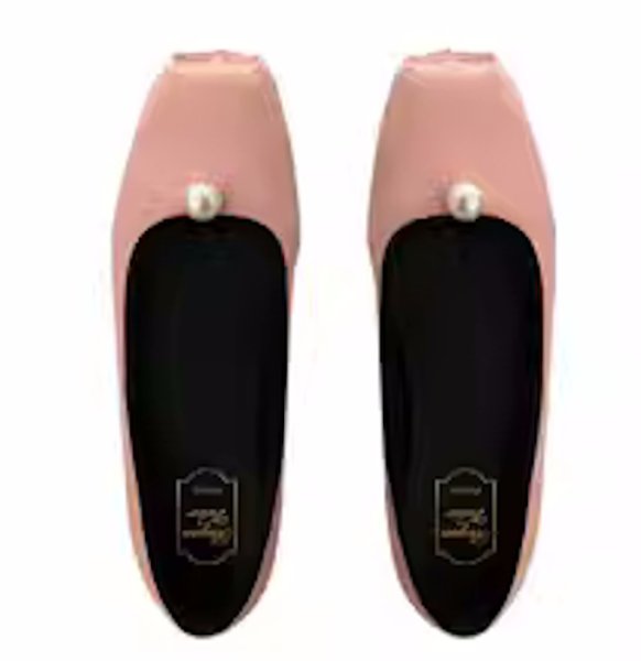 画像4: With one point pearl flat pumps ballet shoes　ワンポイントパール付き フラットパンプス バレーシューズ (4)