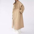 画像10: Women's Long Stand Collar Temperament Commuting Style Casual coat jacket 　ユニセックス男女兼用スタンドカラーウインドブレーカーロングコート (10)