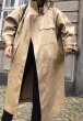 画像7: Women's Long Stand Collar Temperament Commuting Style Casual coat jacket 　ユニセックス男女兼用スタンドカラーウインドブレーカーロングコート (7)