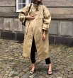 画像6: Women's Long Stand Collar Temperament Commuting Style Casual coat jacket 　ユニセックス男女兼用スタンドカラーウインドブレーカーロングコート (6)