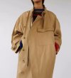 画像2: Women's Long Stand Collar Temperament Commuting Style Casual coat jacket 　ユニセックス男女兼用スタンドカラーウインドブレーカーロングコート (2)