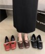 画像5: pearls ballet ＆belt flat pumps shoes　パール&ベルト付き フラットパンプス バレーシューズ (5)
