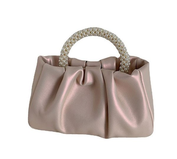 画像5: pearl handle leather under arm shoulder tote bag　男女兼用ユニセックスパールハンドルレザーアンダーアームショルダートートバッグ (5)