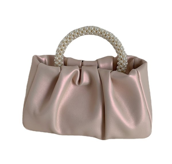 画像19: pearl handle leather under arm shoulder tote bag　男女兼用ユニセックスパールハンドルレザーアンダーアームショルダートートバッグ (19)