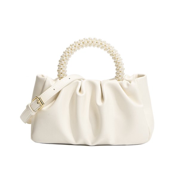 画像20: pearl handle leather under arm shoulder tote bag　男女兼用ユニセックスパールハンドルレザーアンダーアームショルダートートバッグ (20)