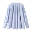 画像4: Women's Mid length round neck simple plain long sleeve shirt blouse 　ミドル丈 ラウンドネック シンプル 長袖シャツブラウス (4)