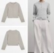 画像1: Women's Versatile Button Short Round Neck Knitted Cardigan sweater 　ファッションボタンショート丈ラウンドネックカーディガンセーターニット (1)
