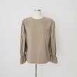 画像3: Women's round neck versatile pullover bell sleeve top blouse long sleeve shirt blouse 　ラウンドネック ベルスリーブ 長袖シャツブラウス (3)