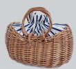 画像1: new style French retro woven rattan tote bag　フレンチニュースタイルかご籠トートバッグ (1)