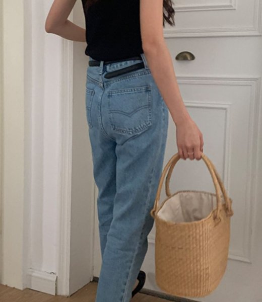 画像4: large capacity basket woven rattan tote bag　フレンチスタイルラージキャパシティーニュースタイルかご籠トートバッグ (4)