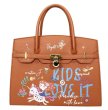 画像5: pop graphic girl paint tote bag　男女兼用ユニセックスポップグラフィックガールペイントトートバッグ (5)
