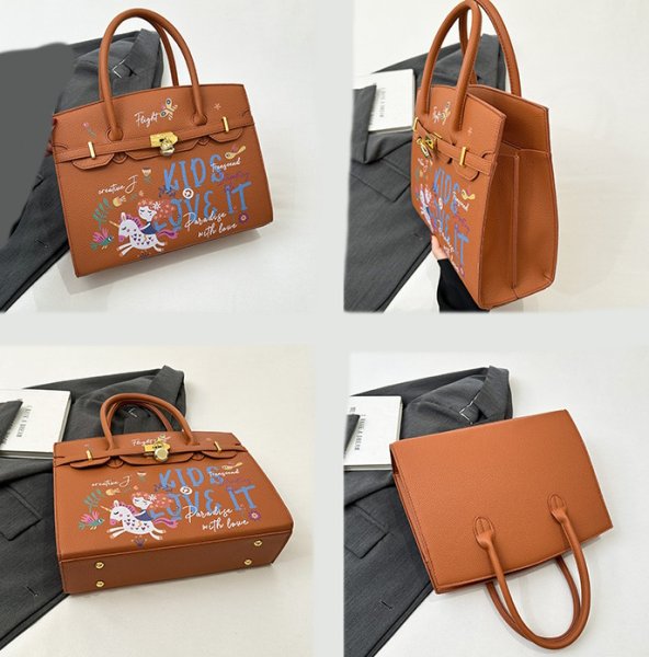 画像9: pop graphic girl paint tote bag　男女兼用ユニセックスポップグラフィックガールペイントトートバッグ (9)