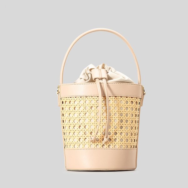 画像4:  rattan bucket Blanchett Bag  bucket bag tote bag　バケットかご籠ブランシェットバッグトートショルダーバッグ (4)