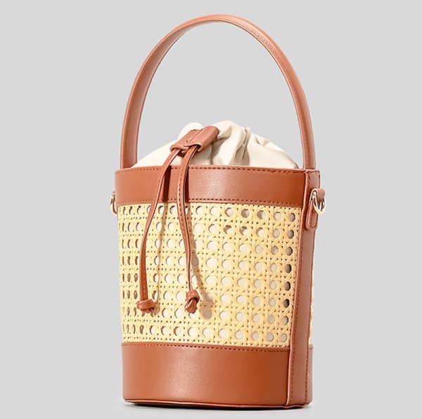 画像13:  rattan bucket Blanchett Bag  bucket bag tote bag　バケットかご籠ブランシェットバッグトートショルダーバッグ (13)