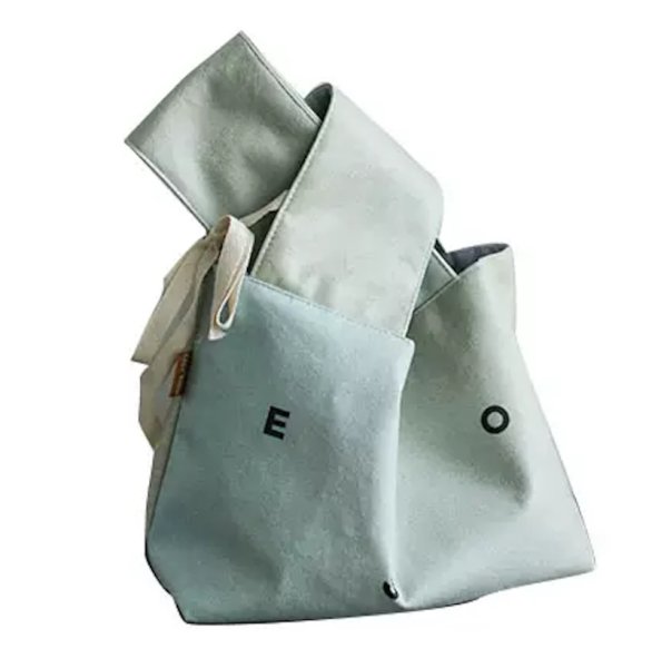 画像2: waterproof portable tote bag　男女兼用ユニセックス防水ポータブルトートバッグ　エコバッグ ショッピング　通勤通学 (2)