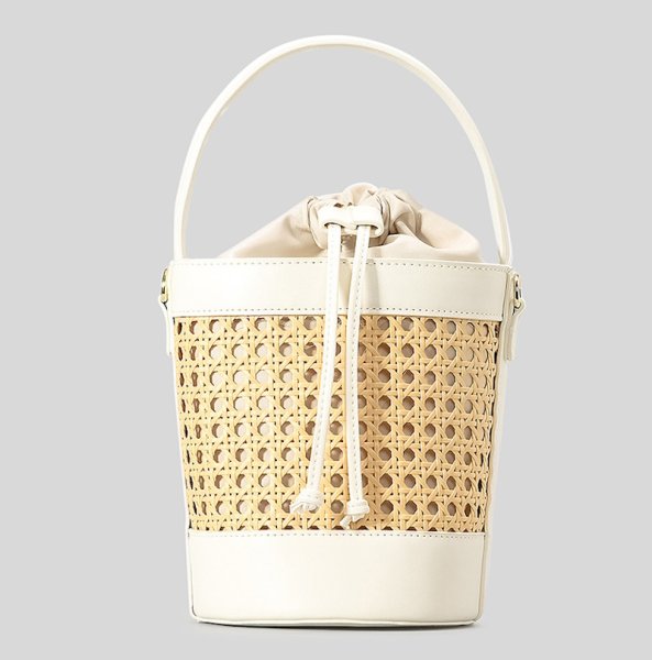 画像3:  rattan bucket Blanchett Bag  bucket bag tote bag　バケットかご籠ブランシェットバッグトートショルダーバッグ (3)