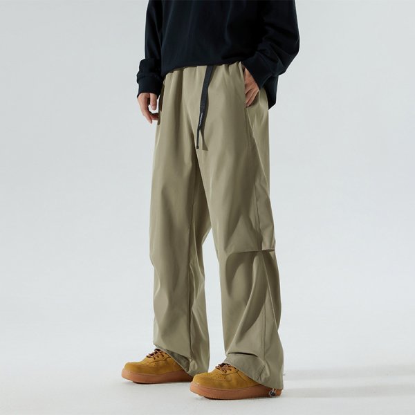 画像4: wide-leg workwear straight Regs Pants メンズユニセックスストレートレッグパンツ (4)