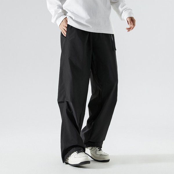 画像7: wide-leg workwear straight Regs Pants メンズユニセックスストレートレッグパンツ (7)