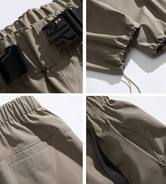 画像10: wide-leg workwear straight Regs Pants メンズユニセックスストレートレッグパンツ (10)