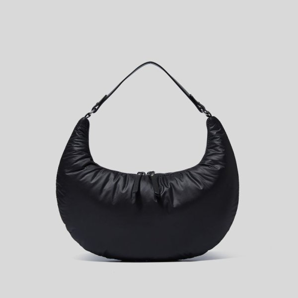 画像4: down armpit candy color crescent bag tote shoulder crossbody bag 　ダウンキャンディーカラーアンダーアームクロワッサン三日月型トートショルダークロスボディーポシェットバッグ (4)