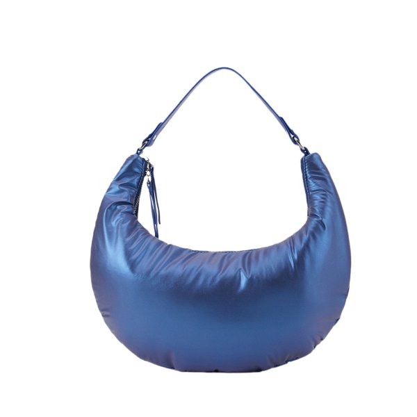 画像3: down armpit candy color crescent bag tote shoulder crossbody bag 　ダウンキャンディーカラーアンダーアームクロワッサン三日月型トートショルダークロスボディーポシェットバッグ (3)