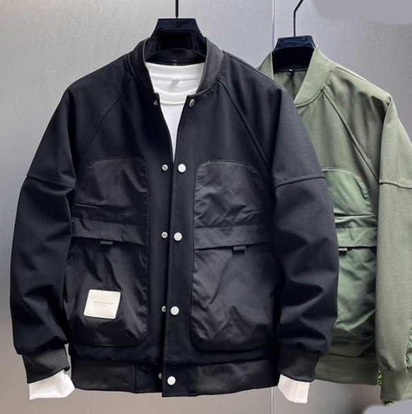 画像5: Stand Collar Workwear Jacket ユニセックス 男女兼用スタンドカラーシンプルワークジャケット　ジャンバー (5)