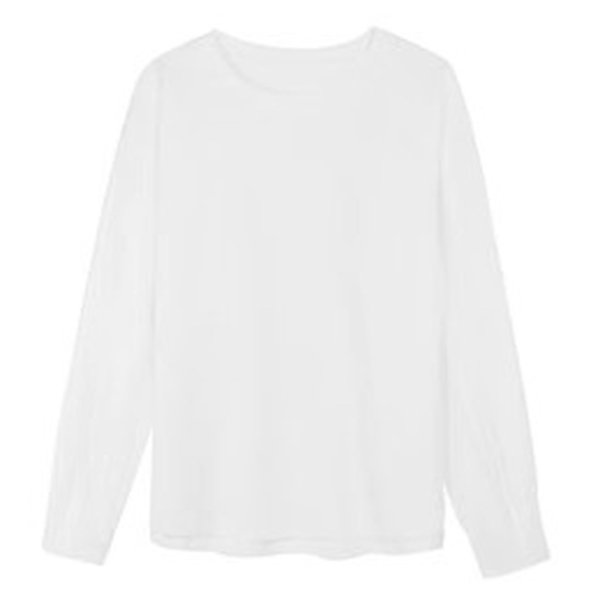 画像2: Women's Lantern sleeve pleated patchwork shirt sweatshirt shirt　ラタンスリーブパッチワークブラウス Tシャツ (2)