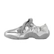 画像1: celebrity ins silver round toe flat casual shoes  pumps shoes　シルバーラウンドトゥフラットバレーシューズパンプス  (1)