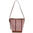 画像8: Celebrities Contrast Color Retro Striped Bucket tote Shoulder Underarm bag 　ストライプボーダーバケットトートショルダーアンダーアームショッピングバッグ (8)