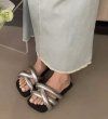 画像2: down leather flat sandals slippers casual shoes  　男女兼用ユニセックスダウンレザー フラットサンダルスリッパ (2)