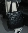 画像7: Men's Unisex quilting down tote shoulder crossbody bag　男女兼用ユニセックスキルティングダウントートショルダクロスボディーバッグ (7)