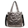 画像2: Men's Unisex quilting down tote shoulder crossbody bag　男女兼用ユニセックスキルティングダウントートショルダクロスボディーバッグ (2)